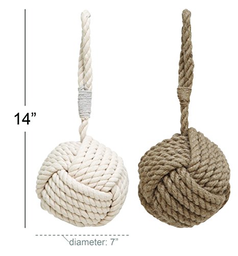 Deco 79 38722 Jute Rope Knot Decorative Sculpture Home Decor Statues thumb #11
