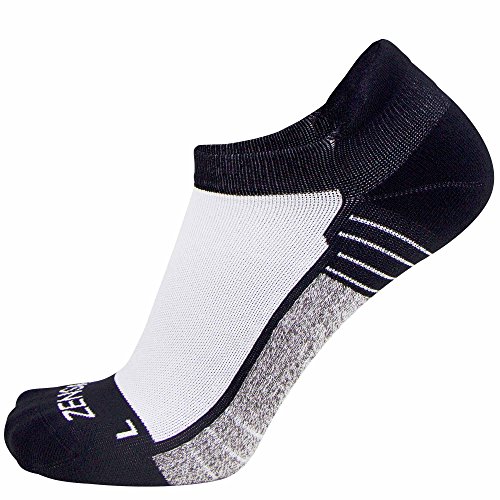 Image of Zensah Limited Edition No-Show Running Socks - Anti-Blister Comfortable Moisture Wicking Sport Socks for Men and Women