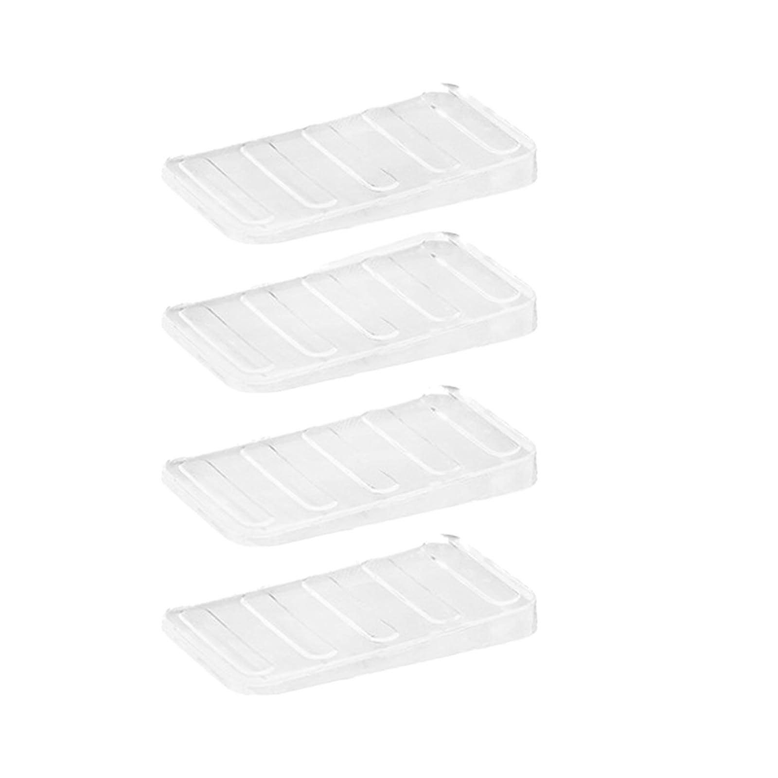 4 / 8Pcs Leveling Shims Furniture Wedges Clear Table Stabilizers Adjustable Blocks for Furniture Stabilization Enduring Adjustable Levelers