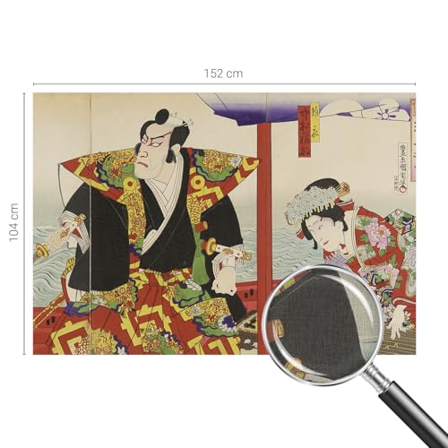 Fotomural adhesivo teatro japonés de 152x104 cm lavable para tapar imperfecciones de pared 5