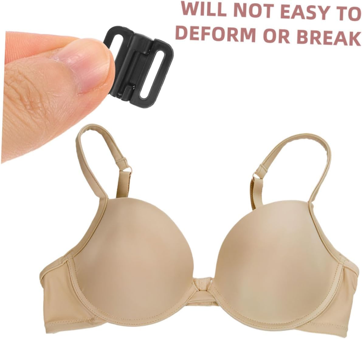 Ipetboom 100sets Front Clasp Accessories Front Closing Clasps Buckles Strap Parts Women Clips