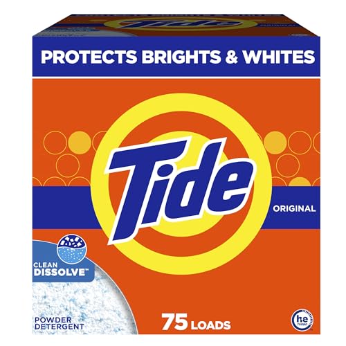 Tide Powder Laundry Detergent, Original Scent, 75 Loads, 85 oz