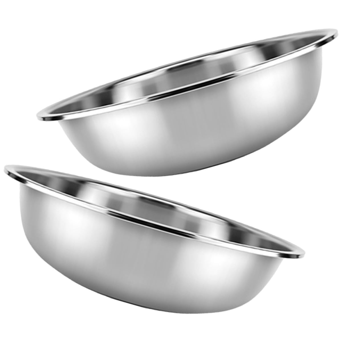Set di 2 colini per verdure in acciaio inox, multifunzionali, facili da pulire, design rotondo per un lavaggio e una preparazione efficienti degli alimenti