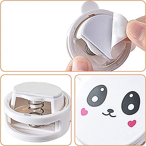 Image of KPNG Cute Cartoon Towel Cloth Wall Clip Holder Simple One Press Towel Storage Rack Wall Hook Lovely Animal Button Storage Hook Random (Pack of-1 Color May Very)