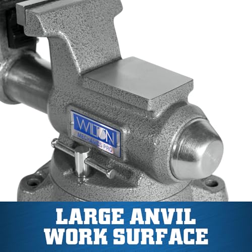 Image of Wilton Mechanics Pro Bench Vise, 4-1 /2 inch Jaw Width, 4 inch Jaw Opening, 3-1 /2 inch Throat (Model 845M)