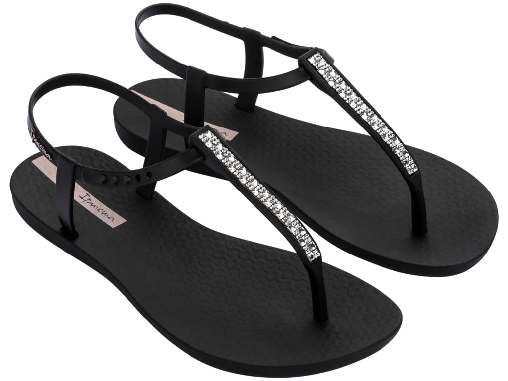 Ipanema Women's Class Chic Fem Sandals, black crystal, 8.5 UK