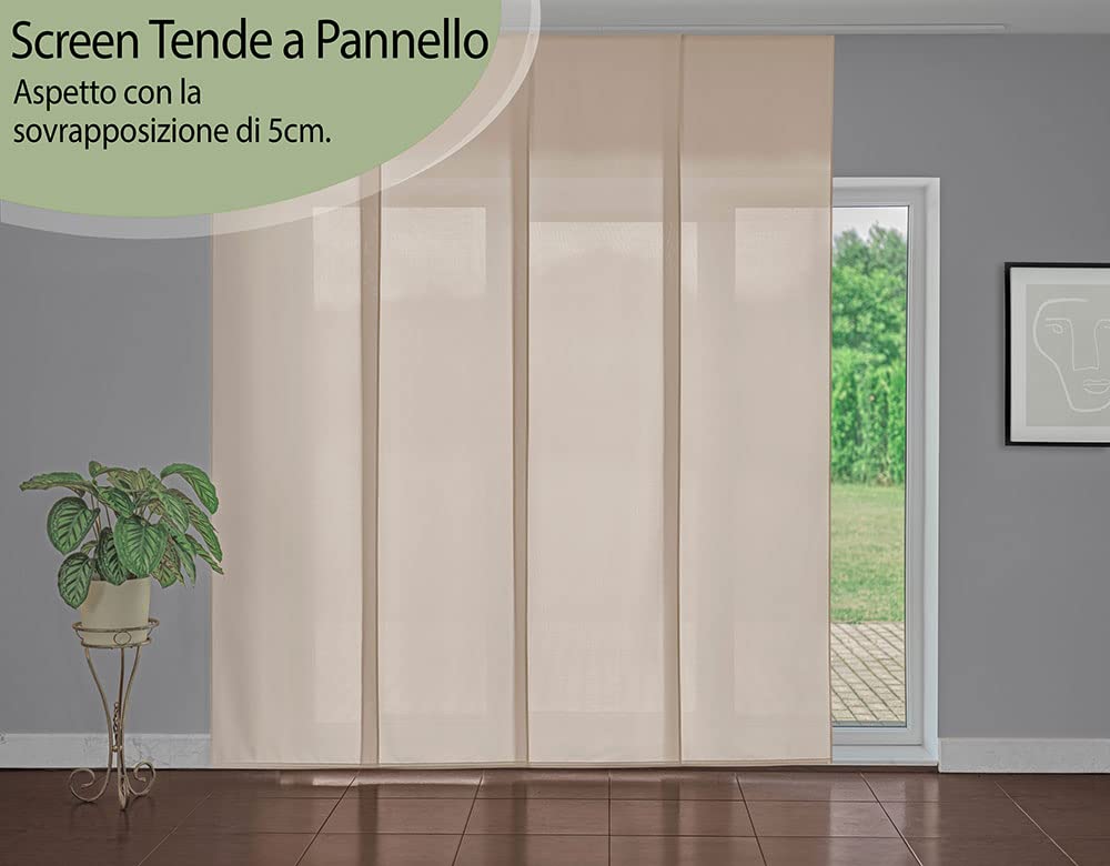 Tende A Pannello Petrichor 2 Pezzi - Stampa Foglie E Gocce, 213x152 Cm