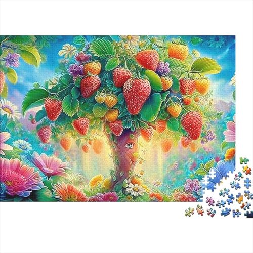 Rompecabezas de 1000 piezas Árbol de Fresas, el juego educativo ideal para decorar tu hogar