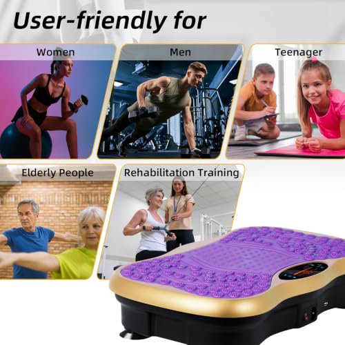 Himaly Low‑Noise Vibration Plate Exercise Machine for Home Fitness Workouts - image 7