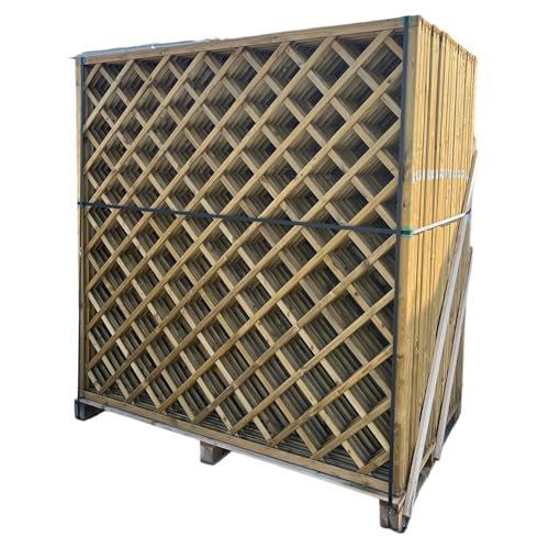 Rankgitter Holz 180cm Sichtschutzzaun Rankzaun Spalier Sichtschutz Weidenzaun (Rankgitter 180 x 180cm)