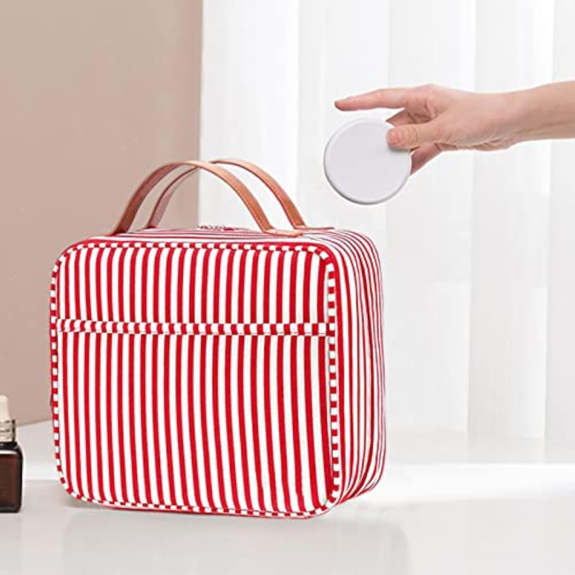 Travel Makeup Cosmetic Bag, Waterproof Organizer