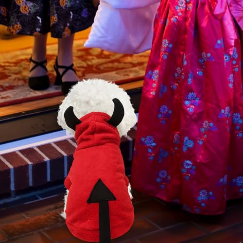 Disfraz de Diablo para Perros Halloween Talla S miniatura 4