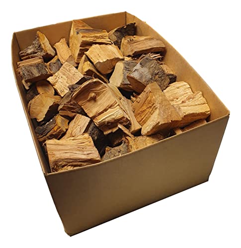 Exstream BBQ Wood Chunks BBQ 25 Litre Box For Food Smoking (Apple 25 Litre)