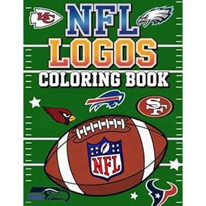 NFL Logos Coloring Book: 32 America...