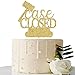 Gold Glitter Case Closed Cake Topper - Law School Graduation Party Decorations - 2020 Graduation Party Decorations Supplies - Graduation Cake Decorations