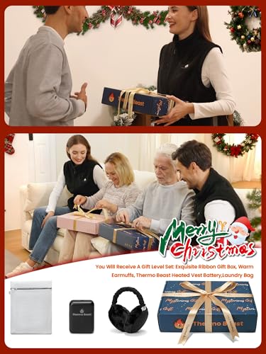 Image of Heated Vest for Men, Rechargeable Electric Heating Vests with Battery Pack Included for Work & Outdoor Winter