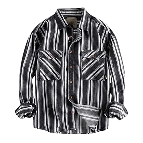 Chemise rétro à manches longues pour vos terrasses d'été et réunions de bureau