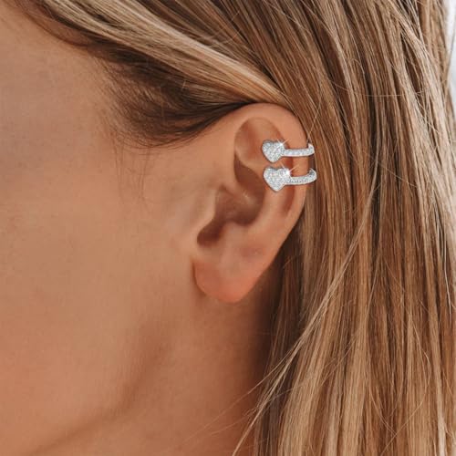 Image of Ear Cuffs Non Piercing Chunky Ear Cuff Earrings for Women Non Tarnish Clip on Cartilage Earrings Trendy Jewelry No Pierced Ears Fake Earring Set Fashion Accessories Jewelry Birthday Gifts