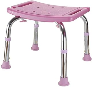 Bañera Taburete de Ducha Taburete de Ducha Discapacitados Ancianos Asiento de baño Baño de Maternidad Taburete de Ducha telescópico de Cuatro pies (Rosa, Azul) (Color: A)