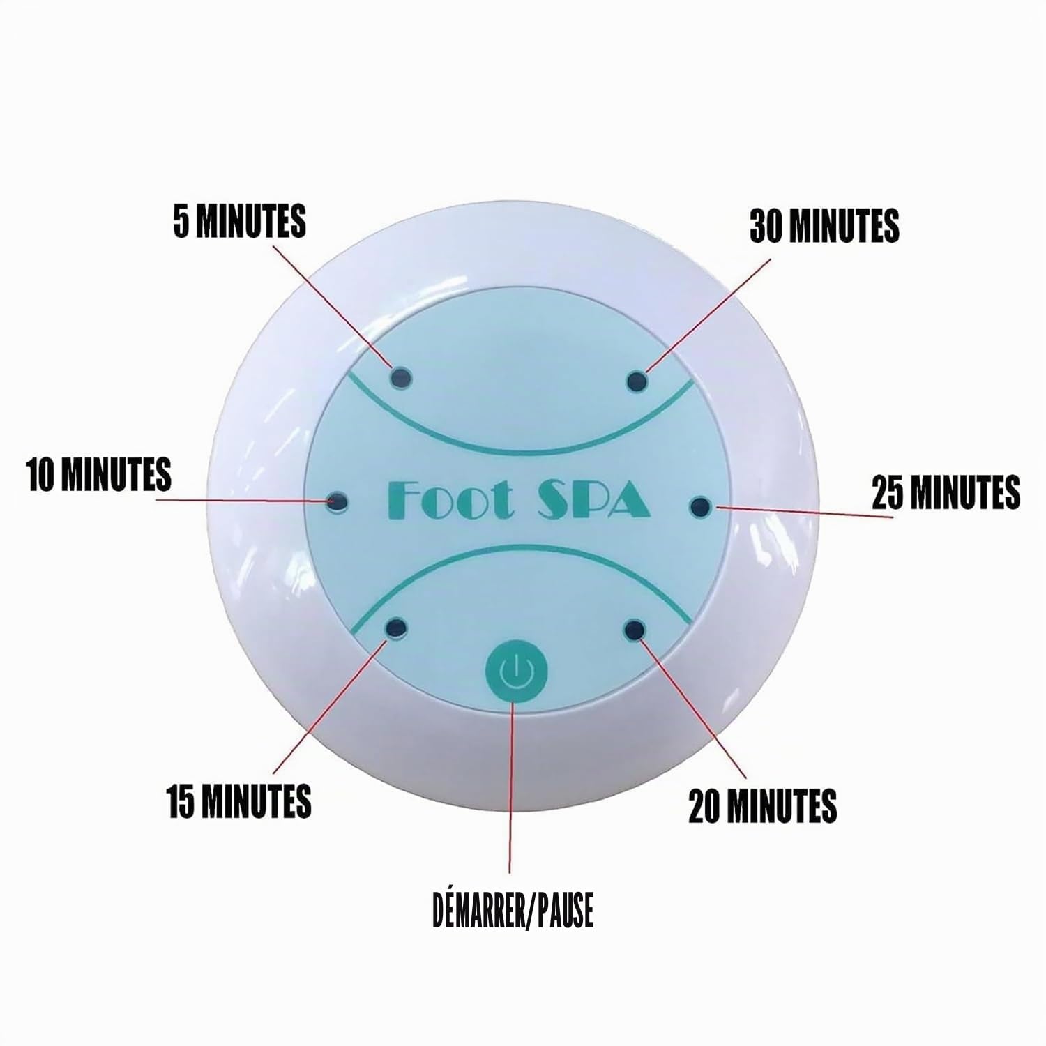 Ionic Foot Spa at Home Detox and Cleanse, 2.0 Ionic Foot Spa Detox, Machine de désintoxication ionique professionnelle pour les pieds, désintoxication corporelle détendue et soulagée, augmente