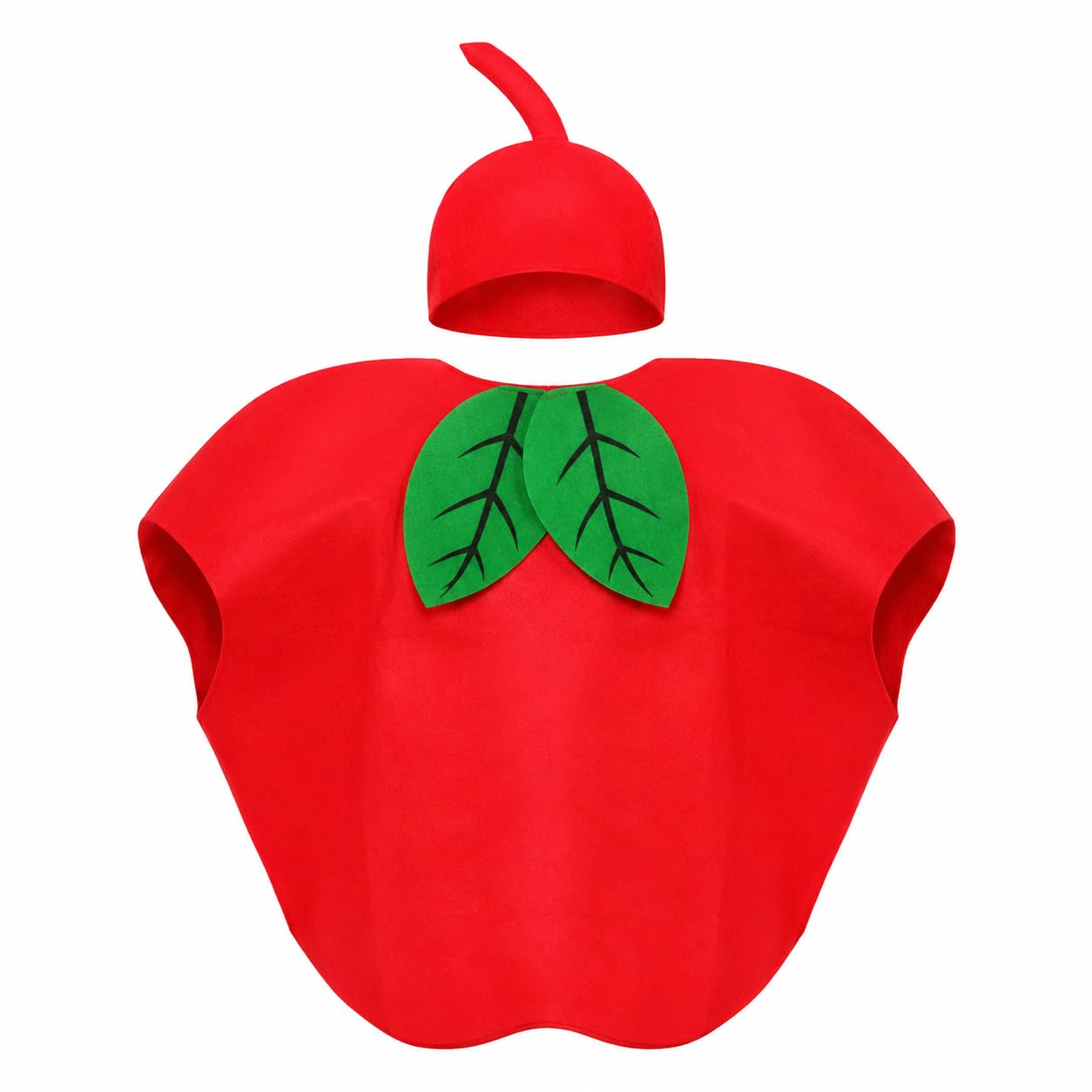 Petitebelle Fruit & Veggie Costumes for Adults & Teens - Funny Halloween Party Outfits Collection (Apple) — image 1