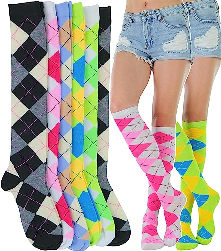Image of ToBeInStyle Women's Pack of 6 or 12 Knee High Socks