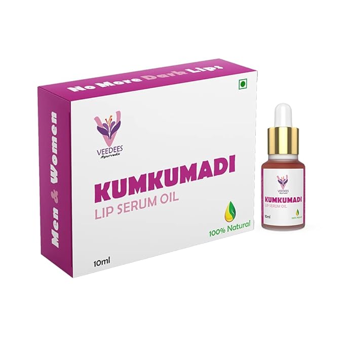 Buy VEEDEES Kumkumadi Lip Serum Oil Lightening Brightening Softening