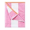Fluffy Oversized Beach Towel - Plush Thick Large 70 x 35 Inch Cotton Pool Towel, Rose Red Striped Quick Dry Swimming Cabana Towel 51bM88slbpL. SS100