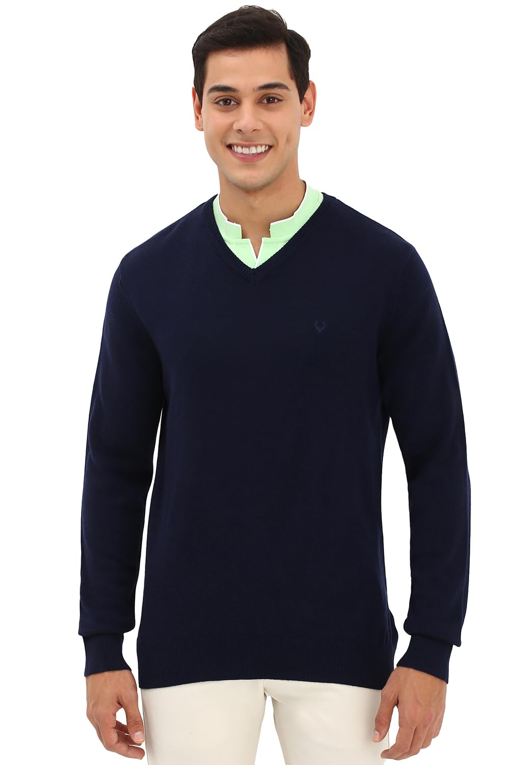 allen solly Men's Cotton Blend Casual Sweater-picture-30