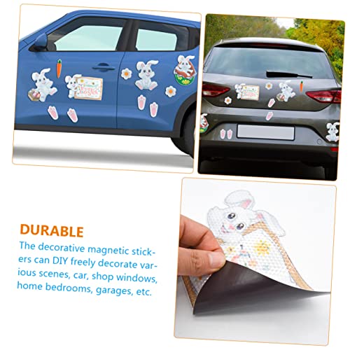Pegatinas magnéticas para coche decorativas en escaparates de Pascua 7