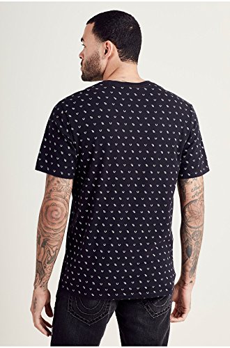 True Religion Men's All Over Monogram Tee T Shirt2