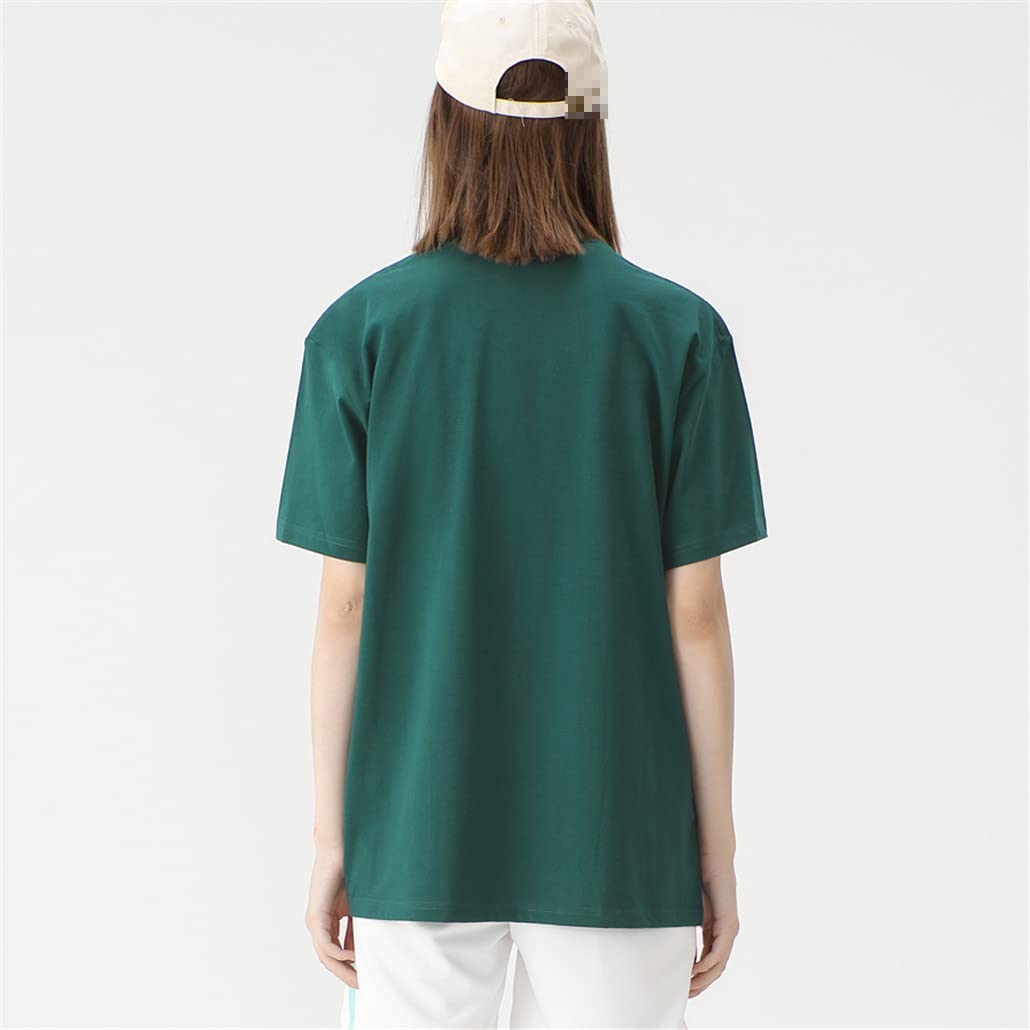 keusyoi Damen Solide Baumwolle T-Shirts Frauen Oversized Casual Weiche T-Shirts Unisex Kurzarm Sommer Shirt Tops