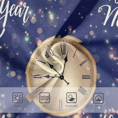 Happy New Year Blue Toddler Girl Underwear, Cotton Girls Underwear, 2T–8 Years3