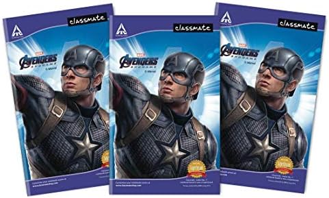 Classmate Long Book | 172 Pages | Single Line | 27.2cm x 16.7cm | Pack of 3 | Ruled Notebook for School Students (Assorted)