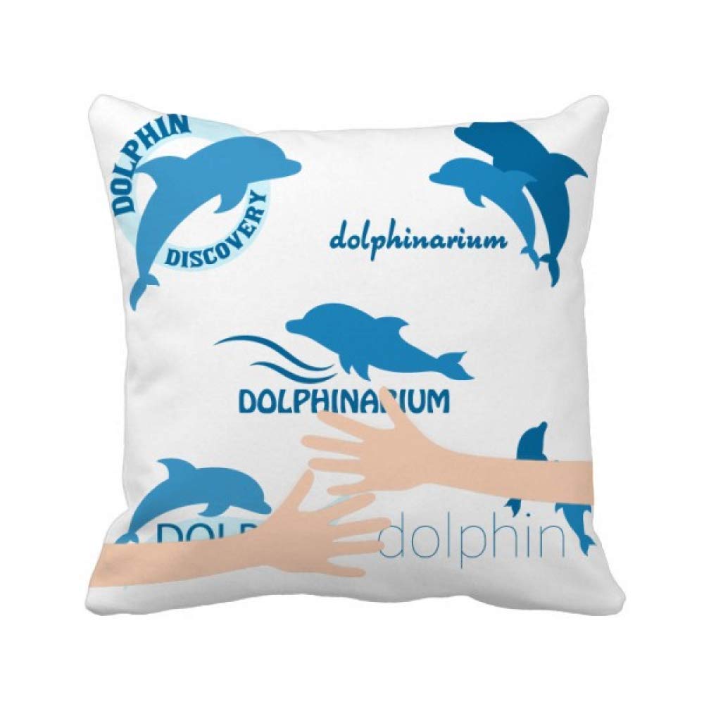 Dauphin océan bleu coussin de biologie câlin pour lit enfant