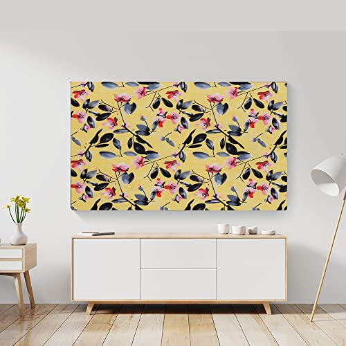 Image of Glassiano Marigold Dustproof Printed 43 inch LED TV Cover Screen Protector Compatible for All Models, Print 10