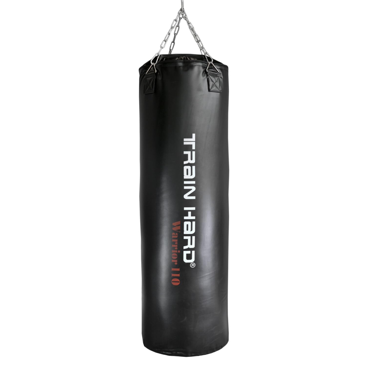 Train Hard® Worek bokserski z PCW worek na piasek, wypełniony łańcuchem stalowym Heavy Duty i krętlikiem obrotowym