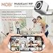 MobiCam MP Smart Home/Office Camera with 3MP Resolution, 2-Way Audio, Night Vision, 30-Second Setup, Dual WiFi (2.4GHz & 5GHz), BLE Connectivity – High-Resolution IP Monitoring Camera (Model 2025)