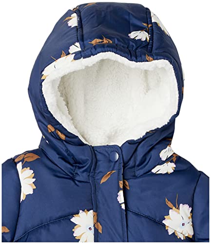 Oshkosh B’gosh Baby Girl's Hooded Winter Coat, Navy With Stylish Allover Design, Lg Floral, 3 Years #TOP2