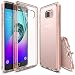 Galaxy A7 2016 Case, Ringke [FUSION] Crystal Clear PC Back TPU Bumper [Drop Protection / Shock Absorption Technology][Attached Dust Cap] for Samsung Galaxy A7 2nd Gen. 2016 - Rose Gold Crystal