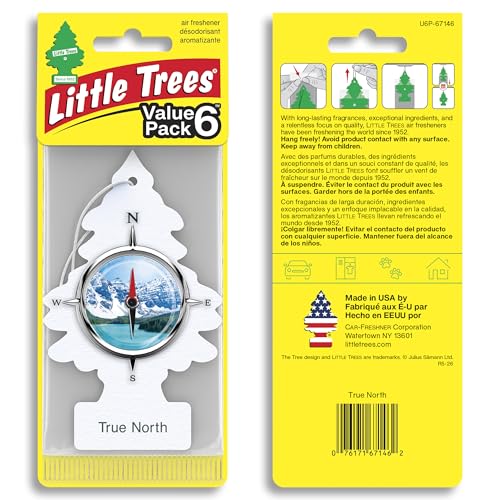 Image of Little Trees Air Fresheners, True North (Pack of 24)