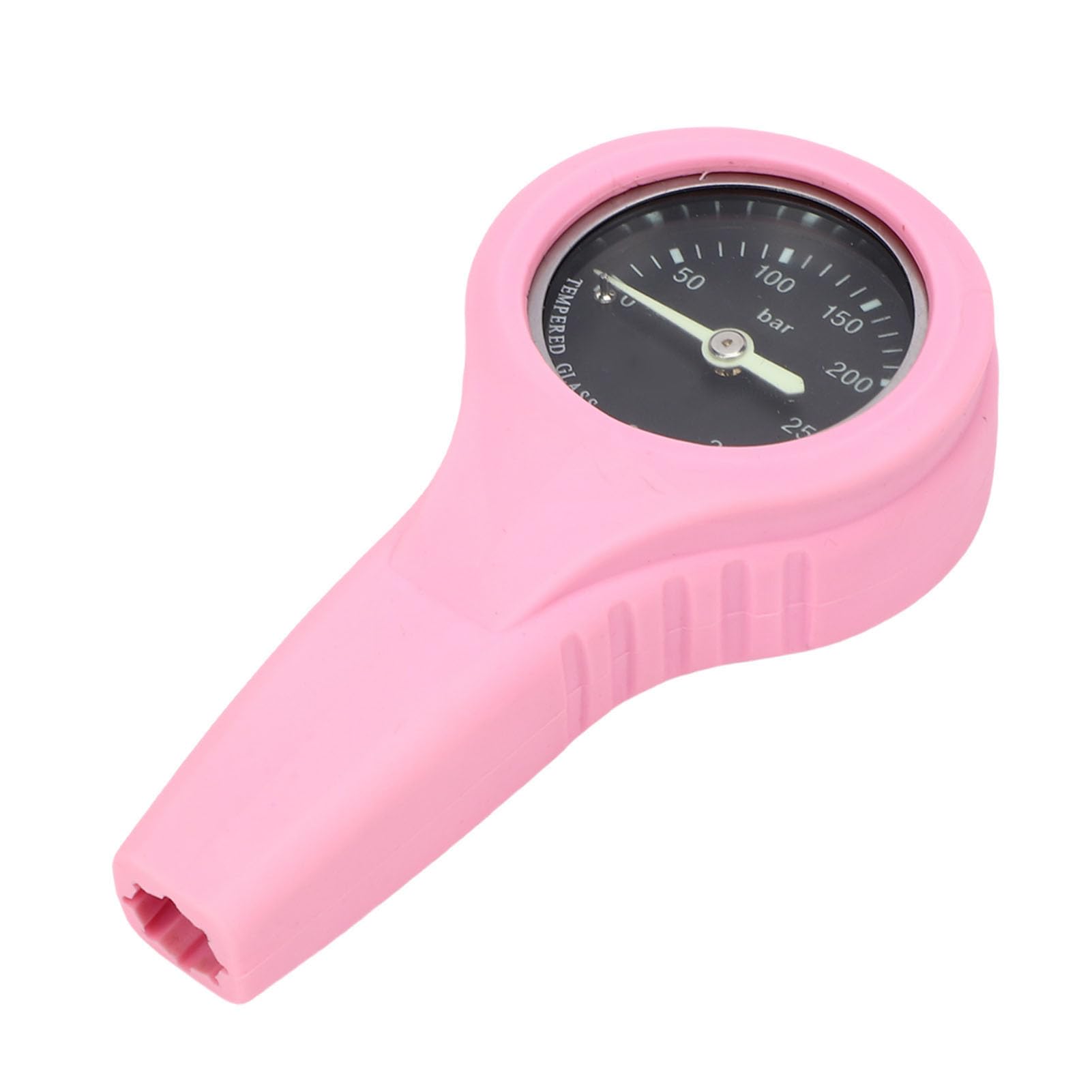 Changor Manometro Luminoso per Immersioni Subacquee Misuratore Affidabile per la Misurazione Subacquea di Sicurezza e Precisione 1 Immersione per Subacquei di Tutti i Livelli Acciaio/ (Rosa)