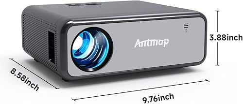 Miniatura 8 de Proyector para exteriores con WiFi y Bluetooth, proyector de 500 ANSI nativo 1080p para iPhone, proyector de películas para uso al aire libre,