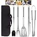 Produktbild Grillbesteck Set, Premium Grillbesteck, BBQ Besteck Zubehör, Grillzubehör aus Besonders Dickem Edelstahl - Perfektes Grillbesteck (Inkl Tasche), für Alltägliche Picknicks und Outdoor-Grillen