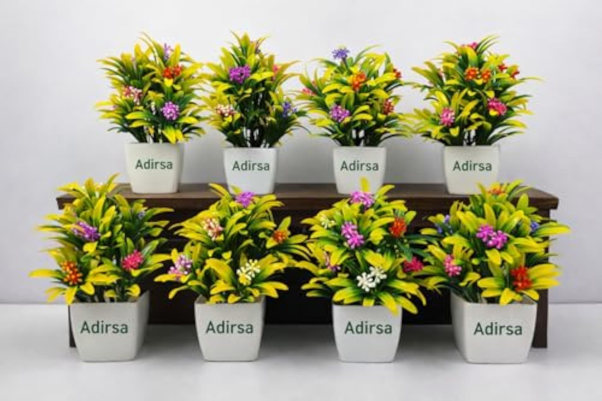 Artificial Flower Plants with Pot for Home Decor