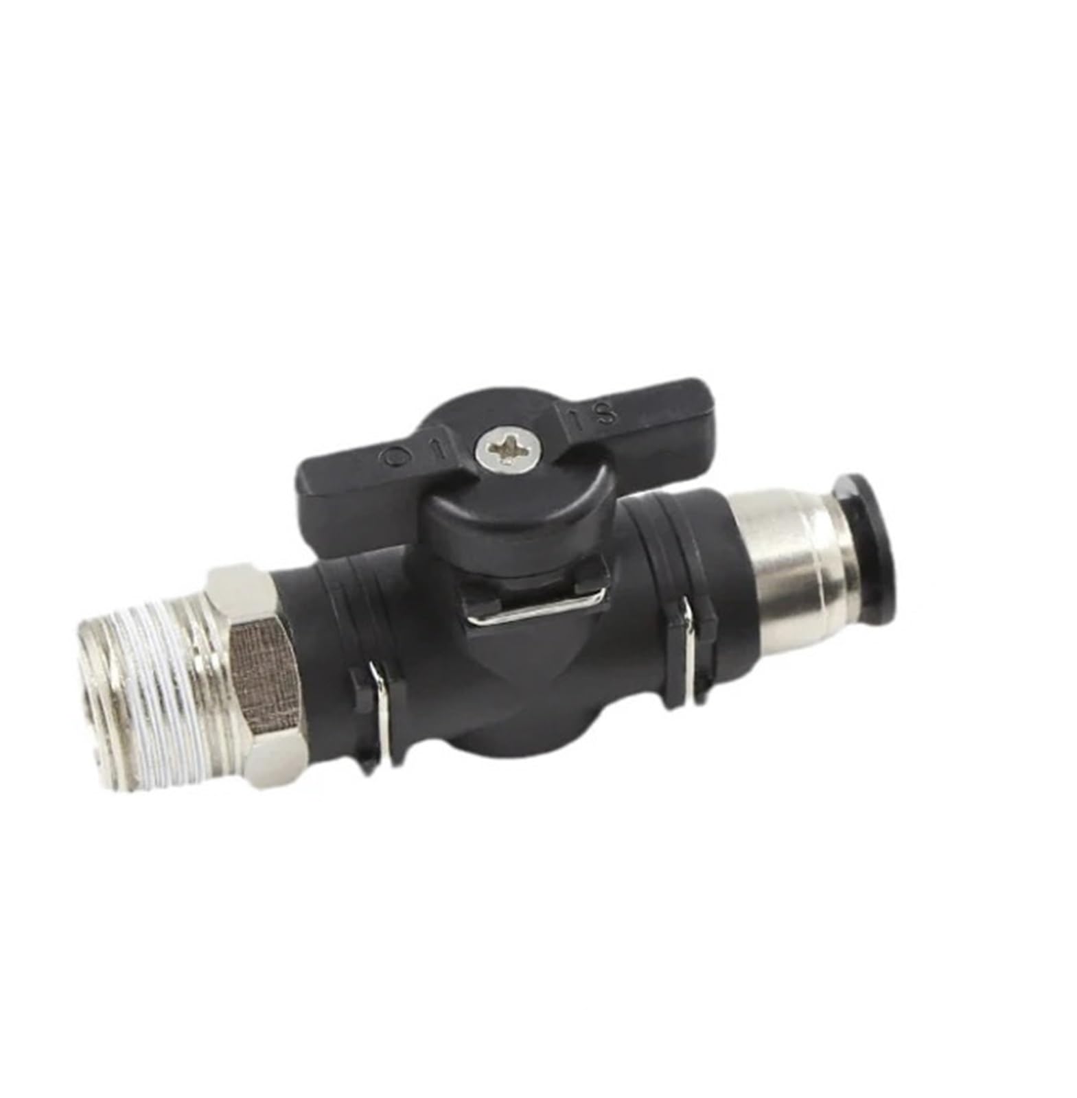 Robinet à boisseau sphérique mâle 1/4" et mini vanne rotative manuelle BC6-M5