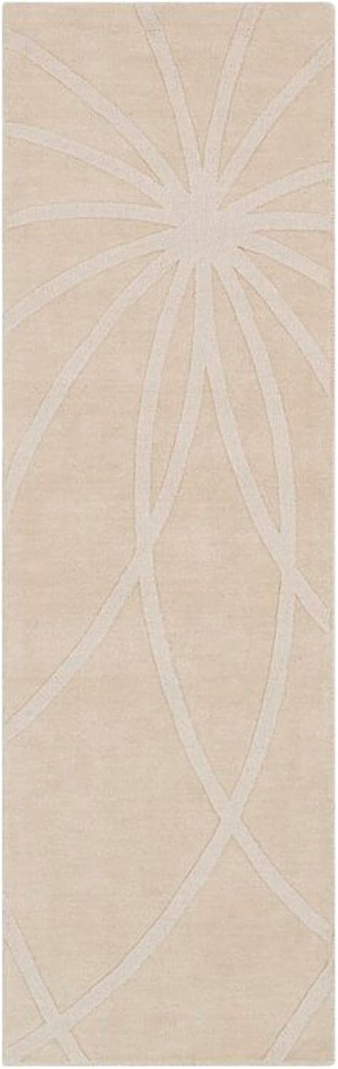 ZARA CARPETS; 'can change the floor ZARACARPETS Solid Plain Hand Made Rugs Runner Size 2 Feet by 6 Feet (2x6 feet) Cream Web