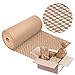 Produktbild V1 Trade Verpackungspapier Rolle 20cm x 50m - Braunes Wabenpapier - Kraftpapier Rolle - Öko Packpapier - Wellpappe 90g/m2 - Verpackungsmaterial Papier - Füllmaterial Verpackung - Polsterpapier