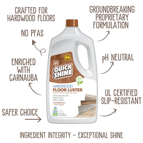 Quick Shine Hardwood Floor Luster-Polish 64oz
