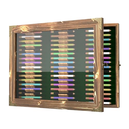 Tcatec Golf Pencil Display Case, Golf Club Pen Holder Holds 51 Round or Octagonal Golf Pencils...